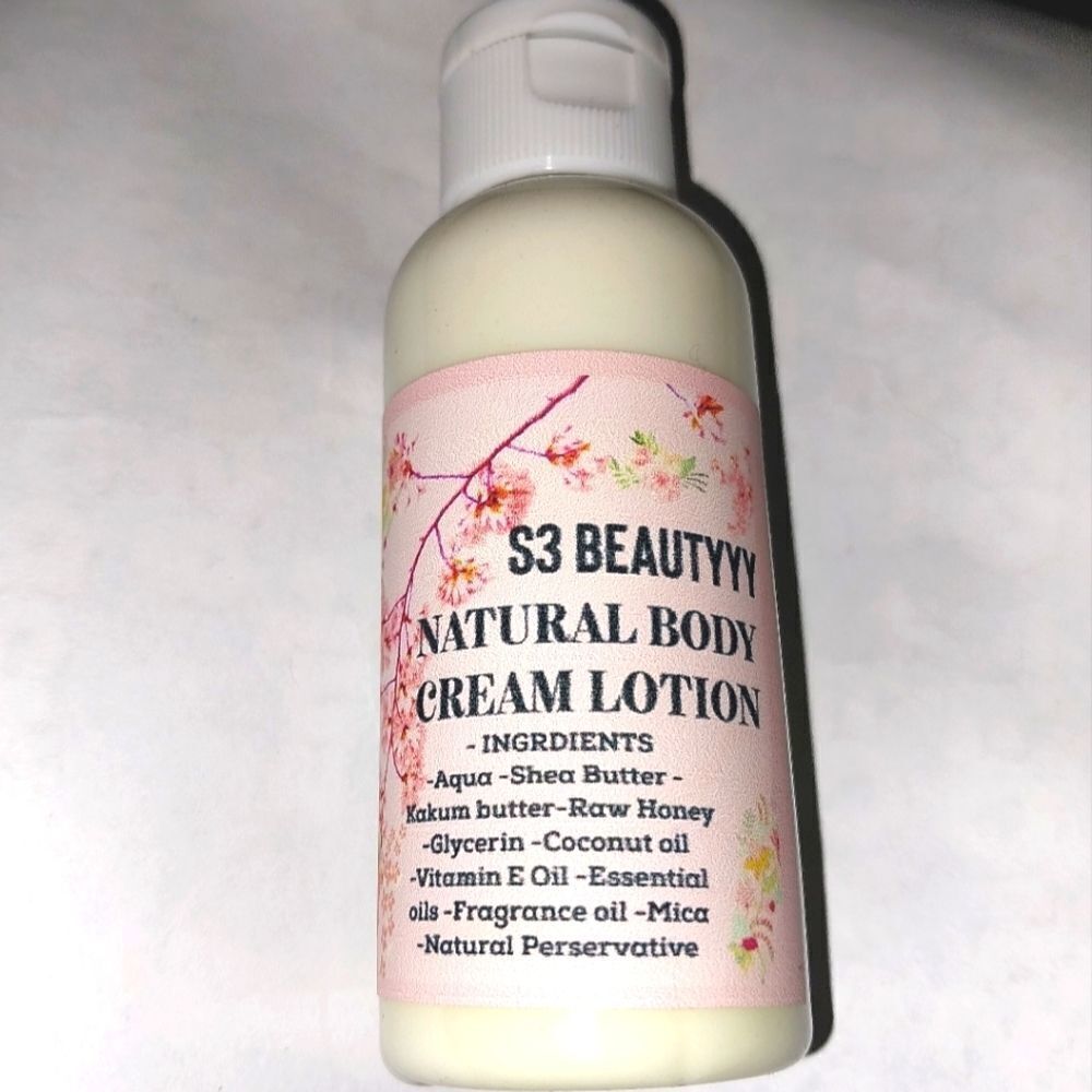 Hand crafted Sandalwood natural body cream lotion